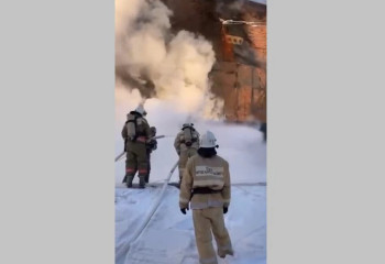 Ақтөбе облысы Алға қаласында электр станциясы өртенді