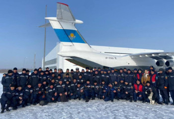 Второй эшелон казахстанских спасателей отправился в Турцию