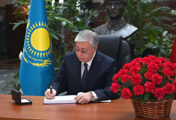 Kazakh President visits Turkish Embassy in Astana