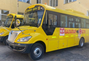 47 новых автобусов передали сельским школам Казахстана с начала года