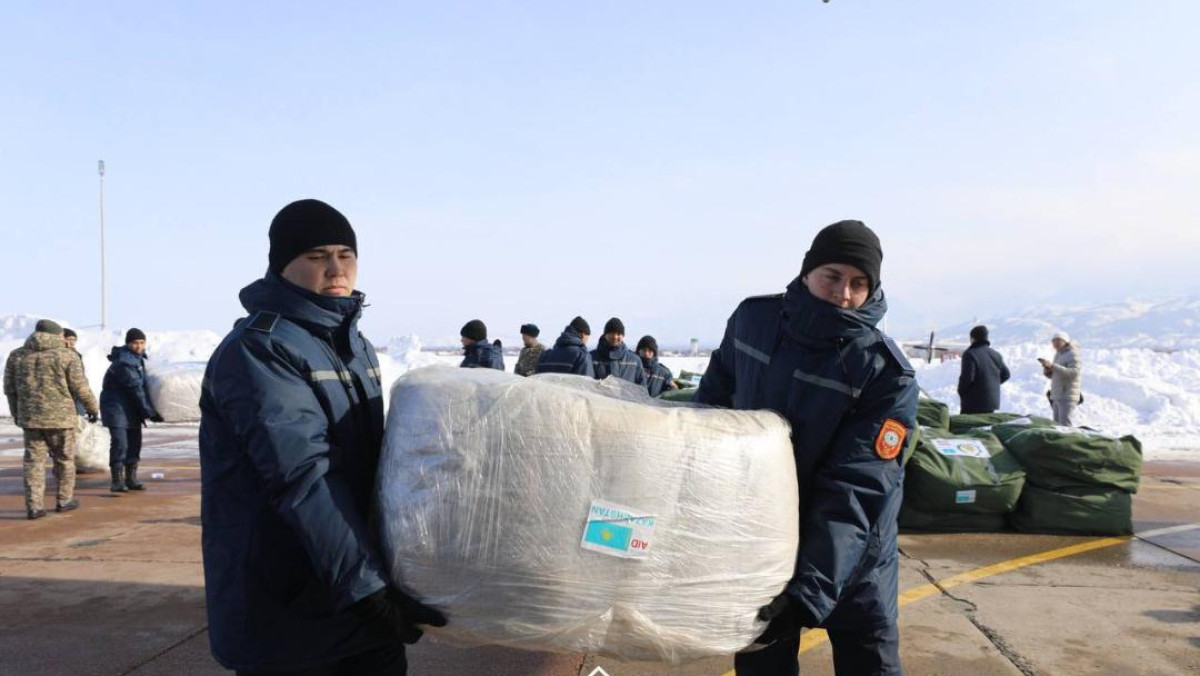 В Сирию из Казахстана направлено 50 тонн гуманитарной помощи