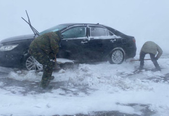 Жамбыл облысында боранда қалған 68 адам құтқарылды
