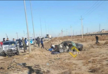 Ақтау-Баянды  тас жолында көлік апатынан екі адам қаза тапты