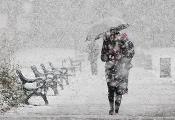 Погоду с осадками и метель прогнозируют синоптики на 14 февраля в Казахстане