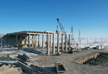 Начался ремонт аварийного путепровода кольцевой дороги Астаны