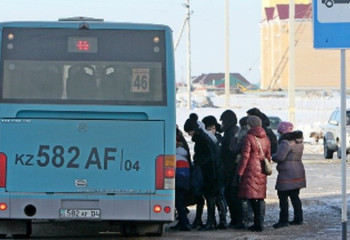 Водители автобусов в Актобе протестуют