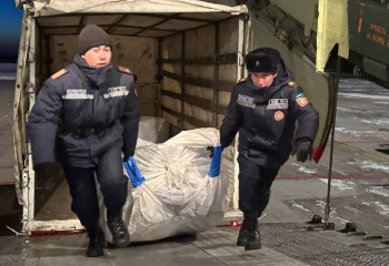 Борт с гуманитарной помощью вылетел из Казахстана в Турцию