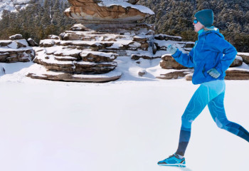 «Burabay Ice 2023»:  Бурабайда мұзда жүгіруден халықаралық жарыс өтті