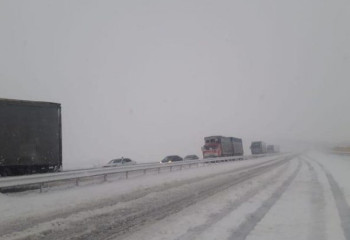 Ауа райына байланысты Астанадан шығатын трасса жабылды