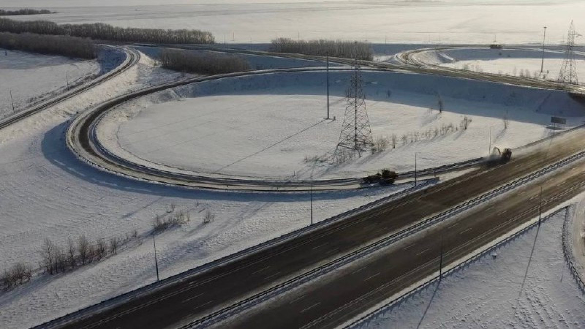 На участке автодороги «Астана-Петропавловск» ограничено движение