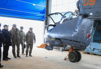 Министр обороны проверил учебную базу военного вуза Актюбинской области