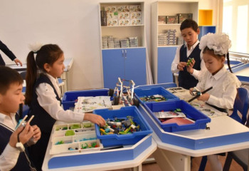 В Жамбылской области новым оборудованием оснастили опорную школу