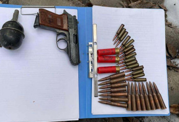 Схрон с оружием и боеприпасами обнаружили в Алматинской области