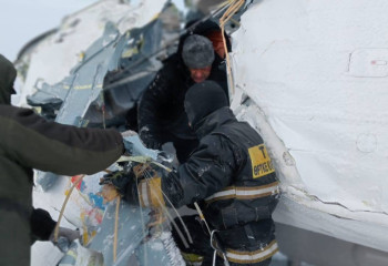Спасение пострадавших во время авиационного происшествия с вертолетом МИ-8 в ЗКО