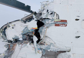 Апатты жағдайда қонған тікұшақтағы 4 адам мерт болды