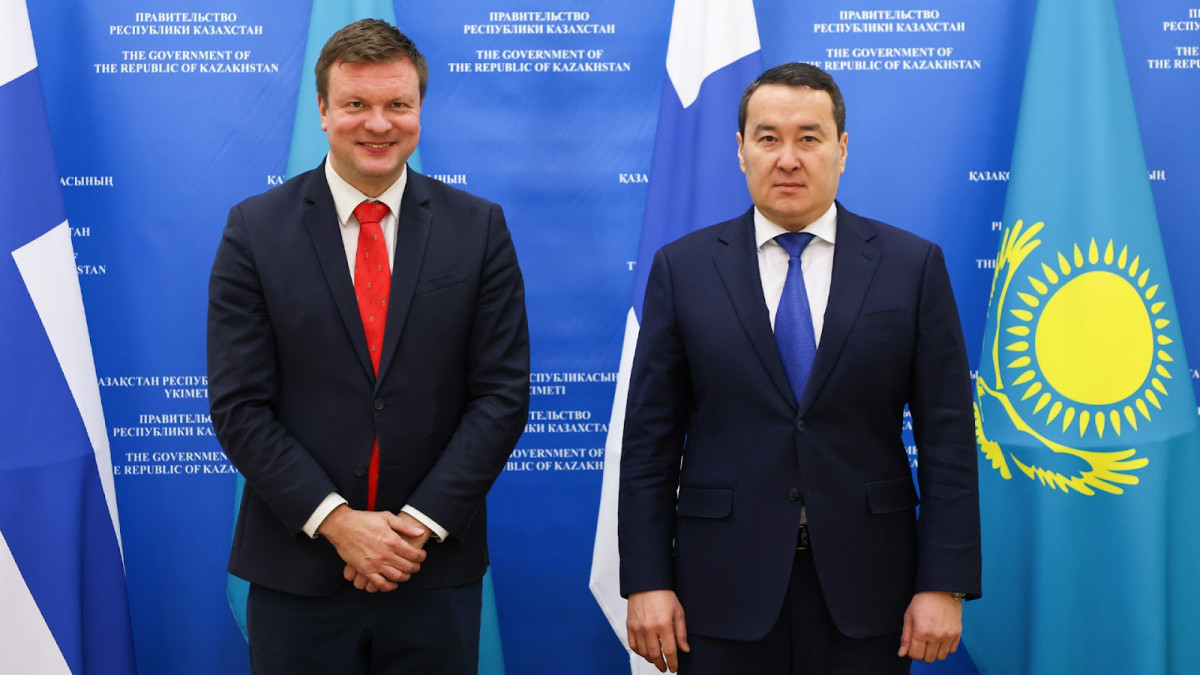 Kazakhstan aims to strengthen mutually beneficial cooperation with Finland
