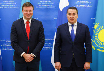 Kazakhstan aims to strengthen mutually beneficial cooperation with Finland