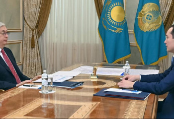 Kazakh President receives QazaqGaz Board Chairman