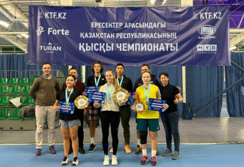 14-летняя теннисистка стала чемпионкой Казахстана среди взрослых