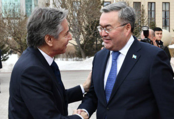 Встреча Госсекретаря США с главой МИД Казахстана в Астане