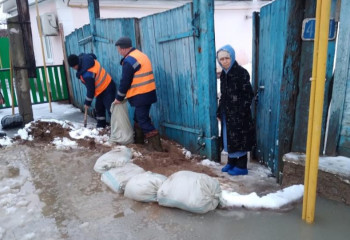В ЗКО ликвидировали подтопление улиц и дворов