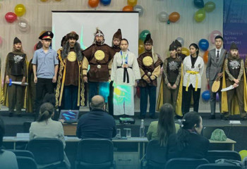 Festival of student theater in genre of musical held in Atyrau