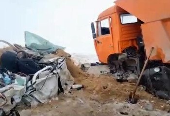 Четыре иностранца погибли в ДТП в Актюбинской области