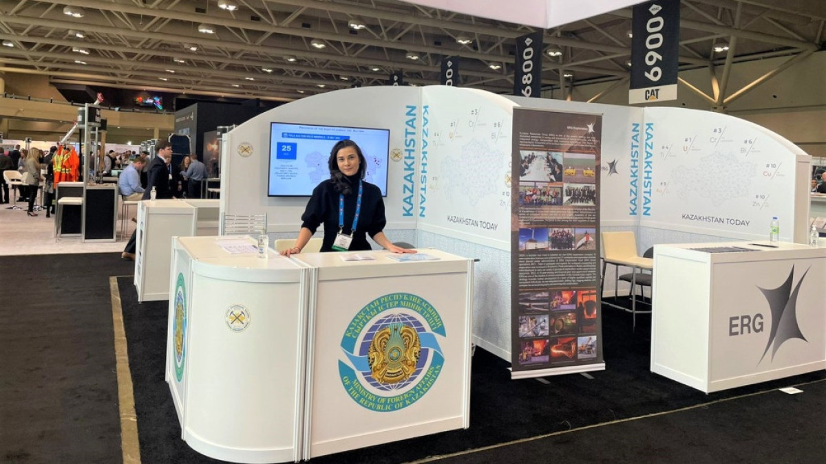 Казахстанский павильон открыт на международной горнорудной выставке в Канаде
