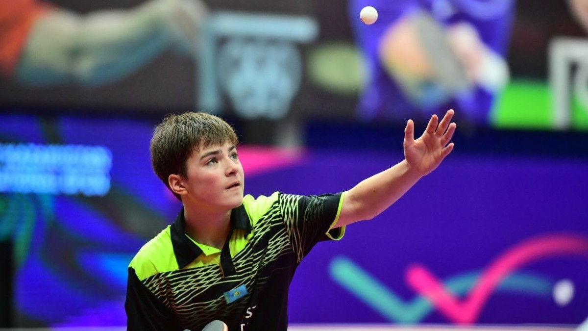 Алан Курмангалиев завоевал второе "золото" на турнире по настольному теннису