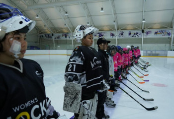 Благотворительный турнир по женскому хоккею прошел в Астане