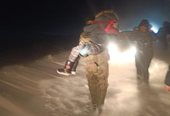 Более 20 человек спасли на заснеженных трассах Костанайской области