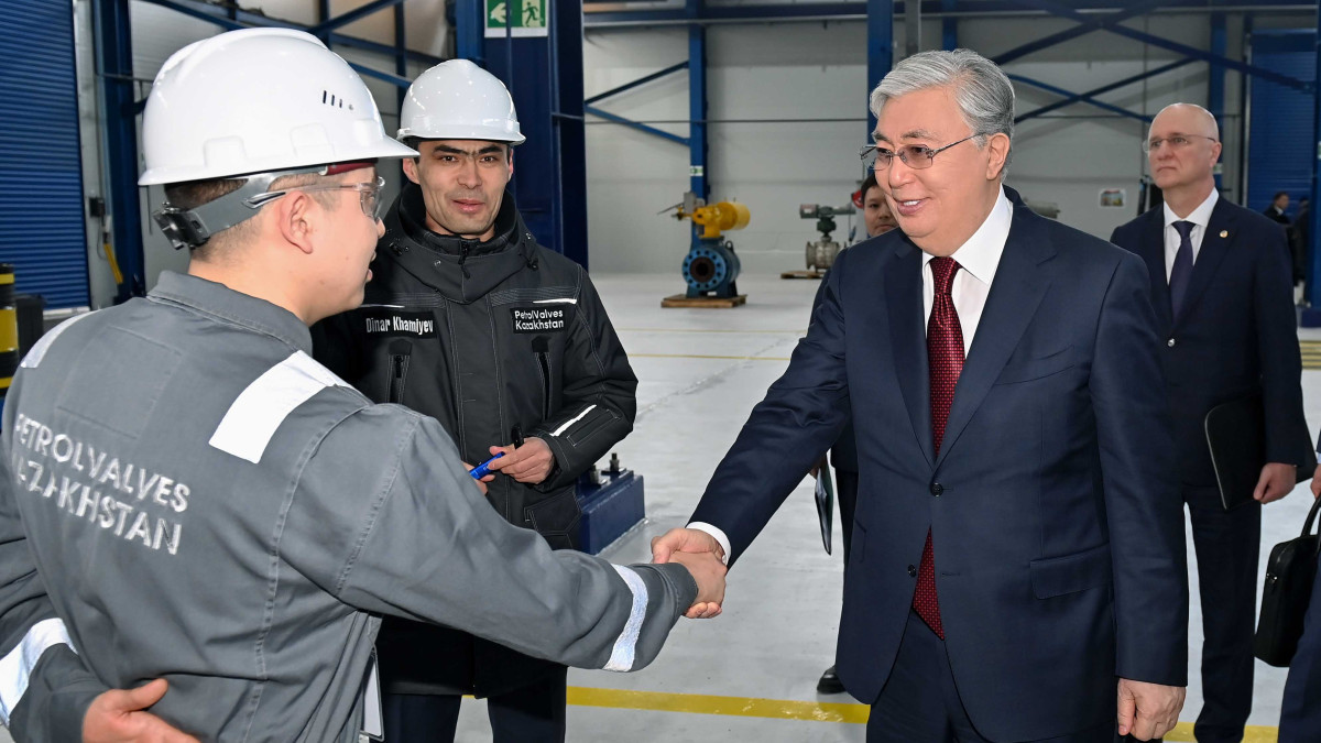 Президент «PetrolValves Kazakhstan» өндіріс цехына барды