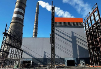 Установка котла на ТЭЦ 2 Темиртау ведется круглосуточно