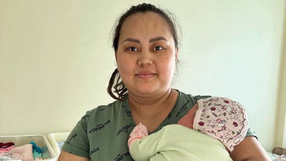 Ребенок весом 6,7 кг родился в Костанае