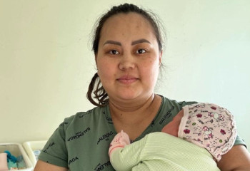 Ребенок весом 6,7 кг родился в Костанае