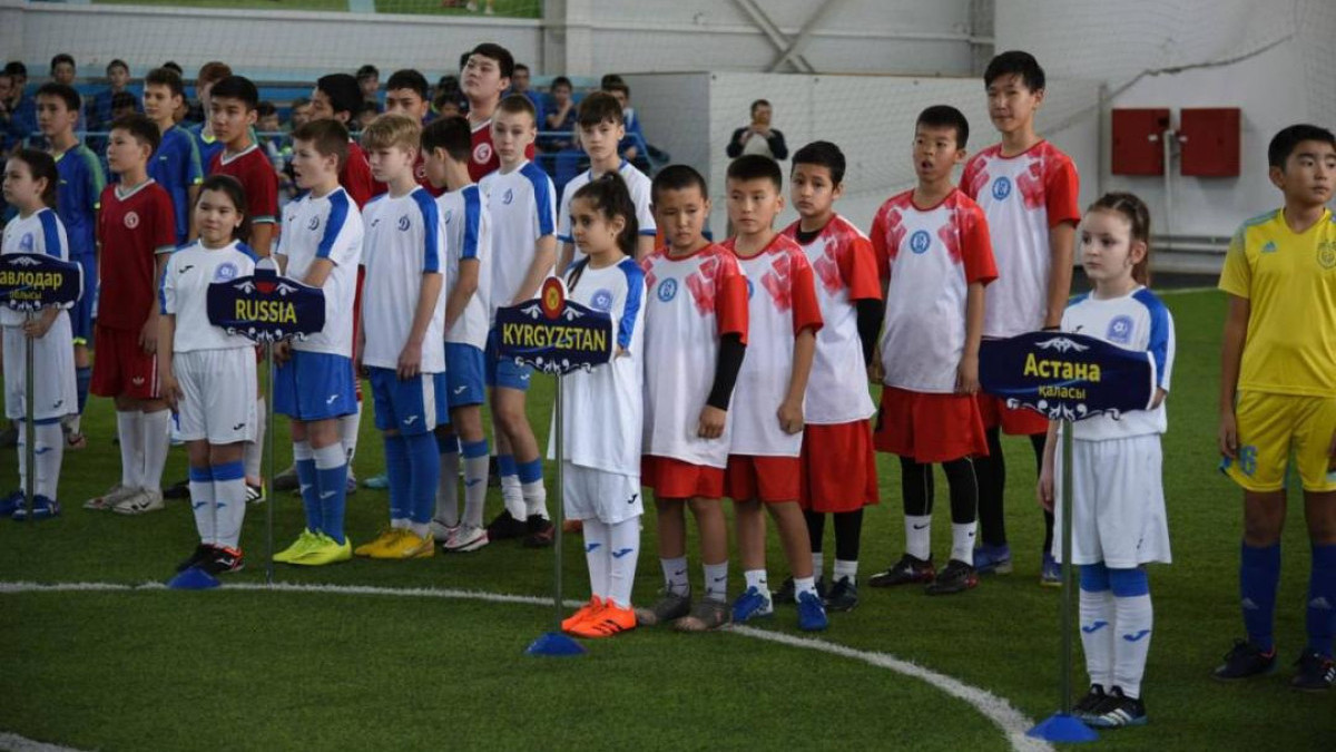 International mini-football tournament among children held in Kokshetau