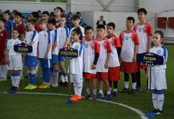 International mini-football tournament among children held in Kokshetau