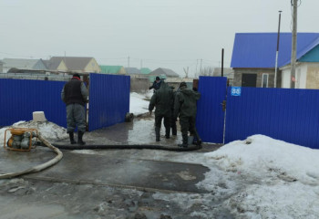 Затопление жилого массива предотвратили в ЗКО