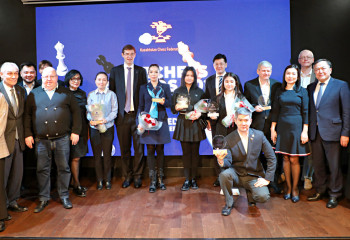 В Алматы наградили лучших представителей шахматного сообщества