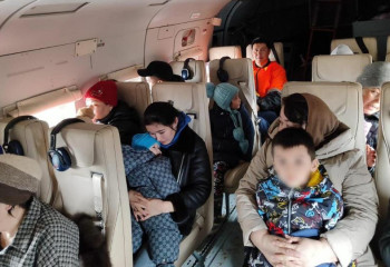 Жителей села эвакуировали на вертолете из района ЗКО