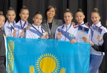 Kazakhstani gymnasts win six medals at 