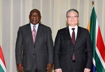 Ambassador of Kazakhstan presents credentials to President of South Africa