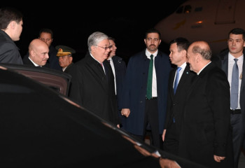Tokayev arrives in Ankara