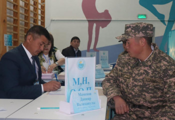 Военнослужащие завершили голосование в военных городках