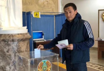 Medalist of Olympic Games in Tokyo cast his vote in political elections