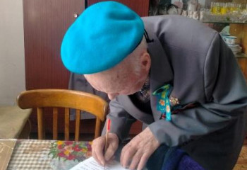 Текеліде Ұлы Отан соғысының 96 жастағы ардагері дауыс берді