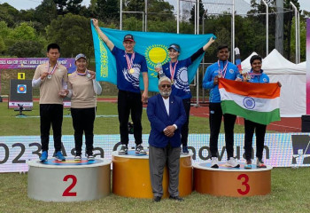 Акмолинский лучник завоевал «золото» на первом этапе Кубка Азии