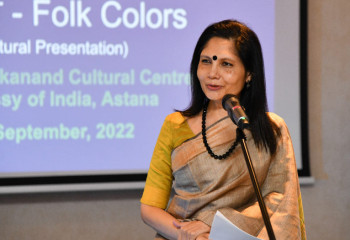 С Наурызом жителей страны поздравила Посол Индии в Казахстане