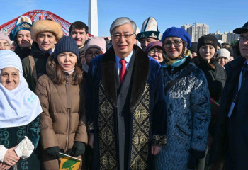 Поздравление Главы государства с праздником  Наурыз мейрамы