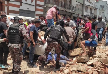 Эквадорда жер сілкінісінен 13 адам қаза тапты